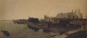 Peter Dewint A View of Westminster Hall,Abbey c.from the bridge (mk47) painting